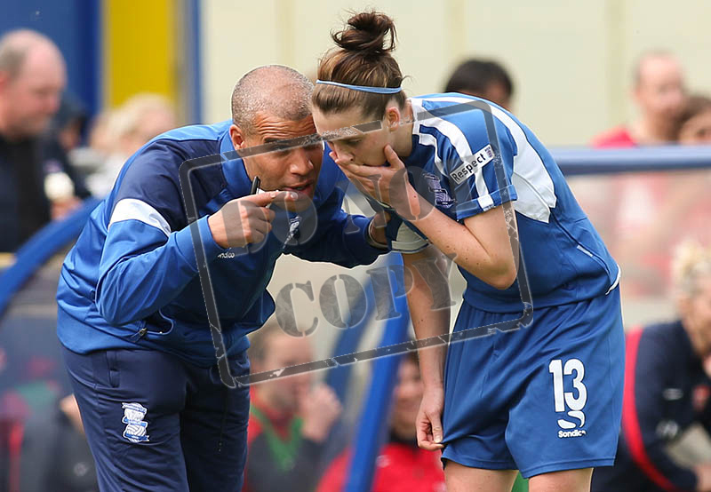 Birmingham City Ladies FC - Arsenal Ladies - FA Women's Cup - 1/4 Final - 04/05/2014 - Solihull Moors, West Midlands - &#169;Ville Vuorinen/GooGaBu Nordic Creations Ltd - NO UNPAID USE ALLOWED - www.googabucreations.com